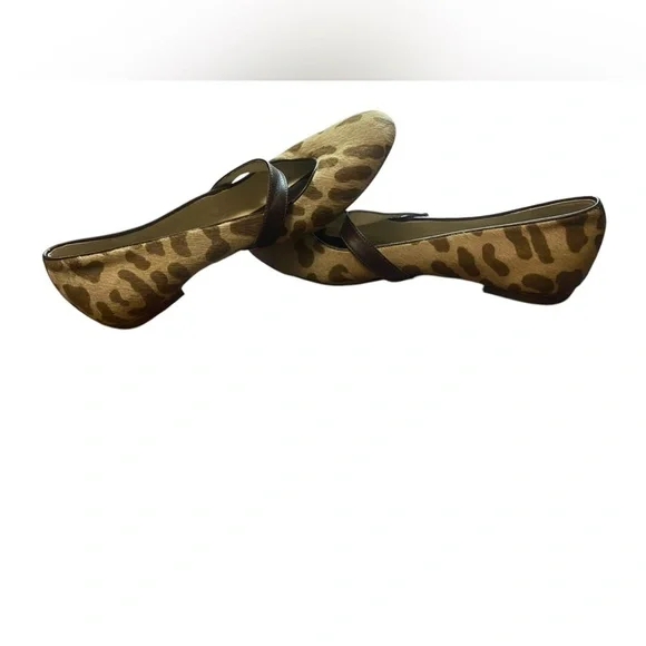 Kate Spade Flats Size 9½ Leopard Print Mary Jane Rounded Toe Chic - Picture 6 of 11